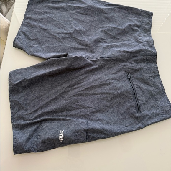 AFTCO Men's Blue Athletic Shorts - Picture 3 of 5